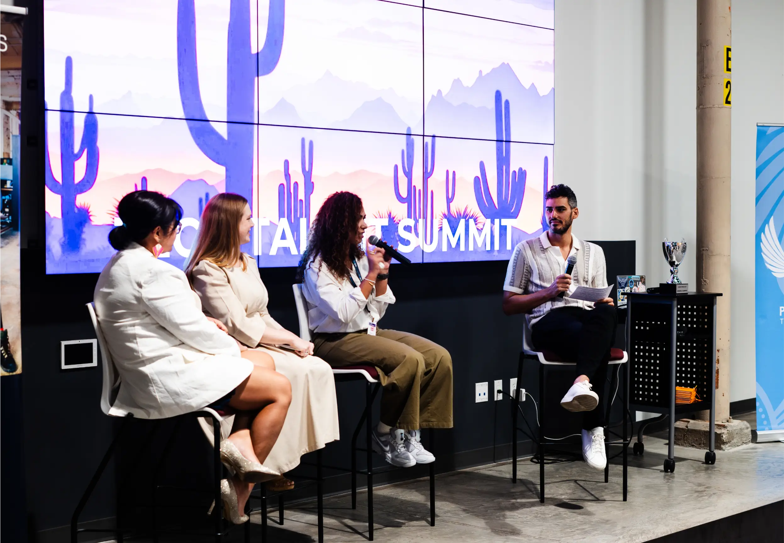Speaker presenting at Tech Talent Summit 2025